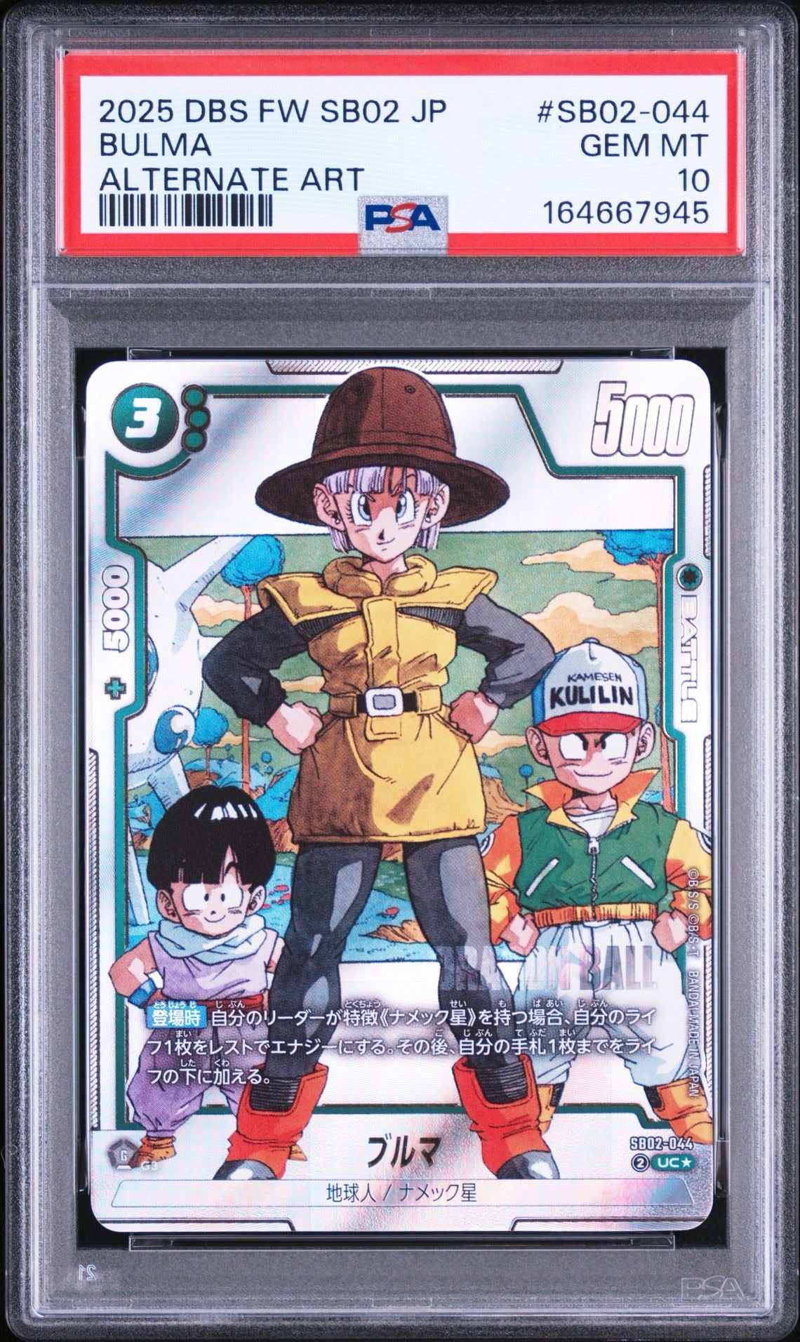 ブルマ　psa10